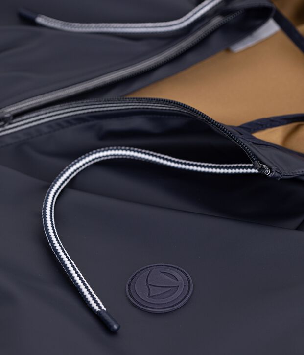 Lange Damen-Regenjacke zweifarbig SMOKING