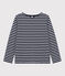 Streifenshirt aus Baumwolle für Damen blau SMOKING/weiss MARSHMALLOW