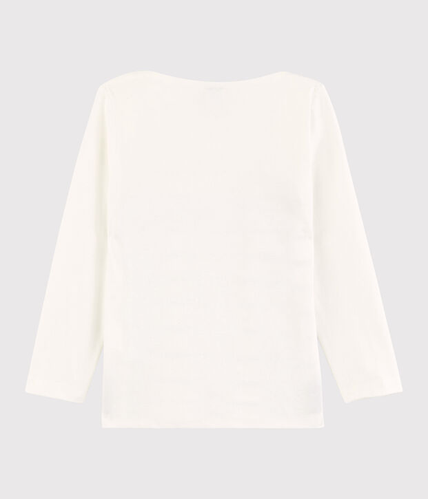 Kinder-T-Shirt aus Jersey f&uuml;r M&auml;dchen/Jungen weiss