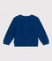 Baby-Cardigan aus Baumwollstrick blau INCOGNITO