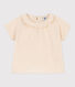 Kurzärmelige Babybluse aus Musselin-Stoff