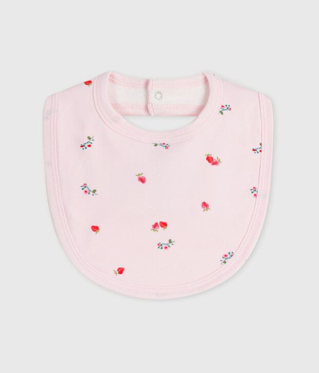 L&auml;tzchen f&uuml;r Neugeborene aus bedruckter Baumwolle rosa/vielfarbig