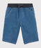 Bermudas aus umweltfreundlichem Denim für Jungen blau DENIM BLEU DELAVE