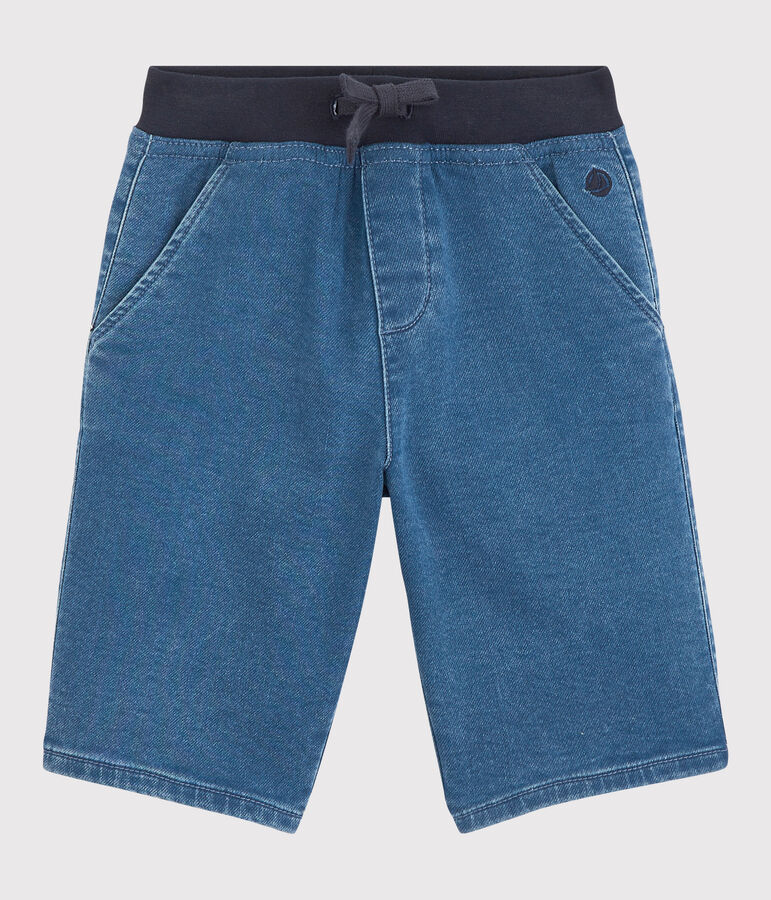 Bermudas aus umweltfreundlichem Denim f&uuml;r Jungen blau