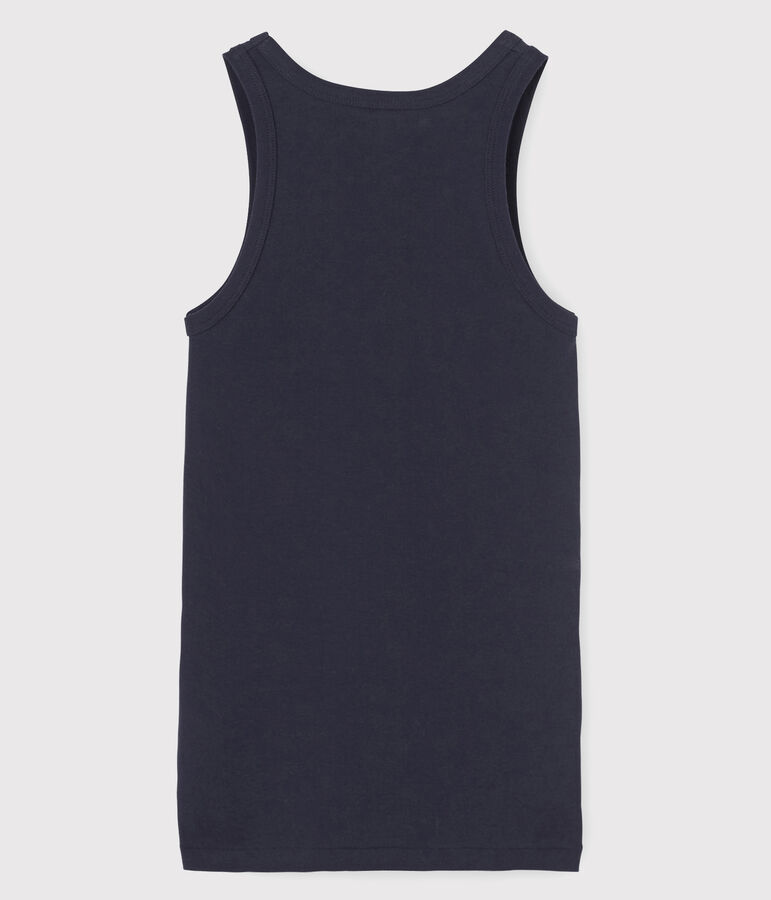 Tanktop aus Baumwolle f&uuml;r Damen blau