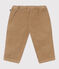 Baby-Hose aus einfarbigem Fein-Cord beige ROCHE CLAIR