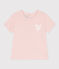 Kurzärmeliges Baby-T-Shirt aus Baumwolle rosa SALINE