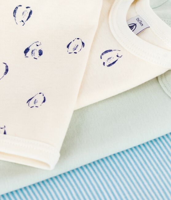 Set langärmeliger Baby-Bodys aus Baumwolle mit Pinguin-Motiv variante 1