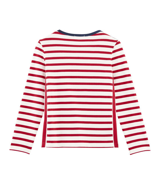 Matrosenhemddamen rot TERKUIT/weiss MARSHMALLOW
