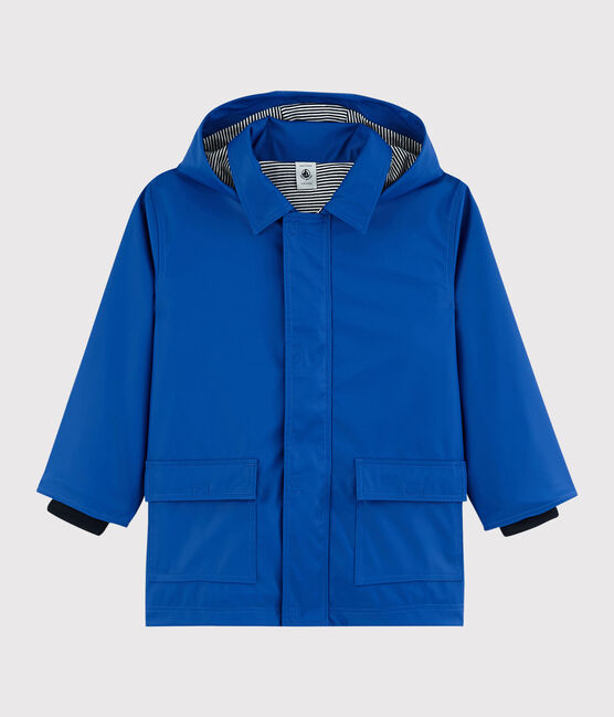 Kinder-Regenjacke, Mädchen / Jungen blau SURF
