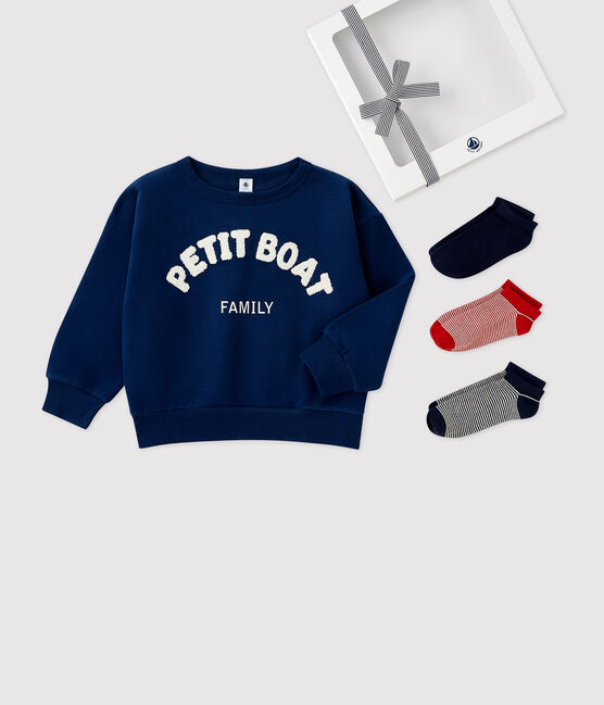 Geschenkset: Kinder-Sweatshirt und Kindersocken für Jungen variante 1
