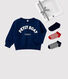 Geschenkset: Kinder-Sweatshirt und Kindersocken für Jungen