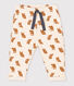 Babyhose aus Molton mit Eulenprint