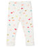 Gemusterte Baby-Hose f&uuml;r M&auml;dchen weiss/vielfarbig