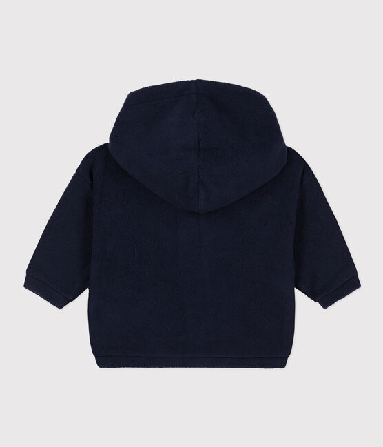 Baby-Sweatshirt aus Fleece blau SMOKING