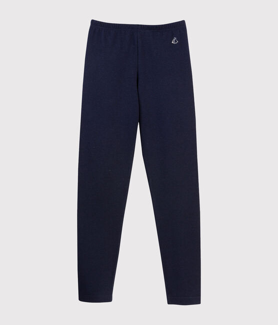 Kinder-Legging Mädchen blau SMOKING