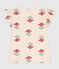 Bedrucktes Kinder-T-Shirt aus Baumwolle für Mädchen weiss AVALANCHE+ENNEIGE/ MULTICO