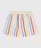 Baby-Badeshorts mit Streifen weiss MARSHMALLOW/weiss MULTICO