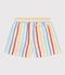 Baby-Badeshorts mit Streifen weiss/vielfarbig