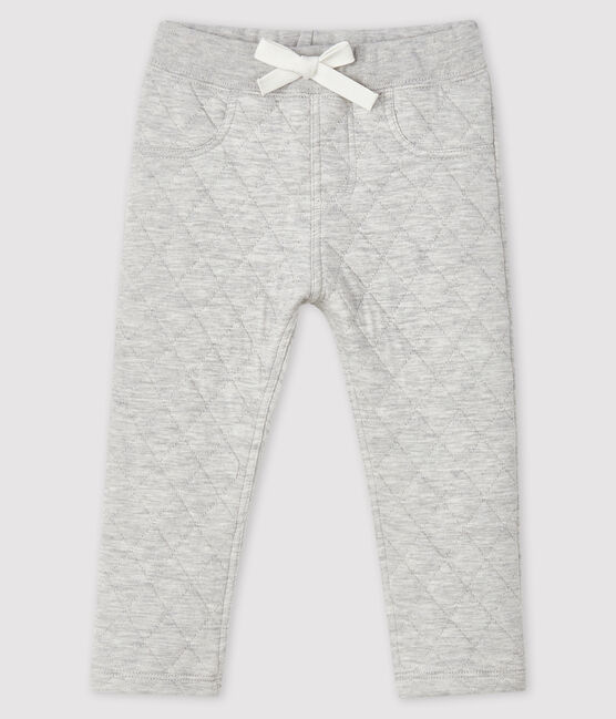 Baby-Hose aus Doppeljersey für Jungen grau BELUGA CHINE