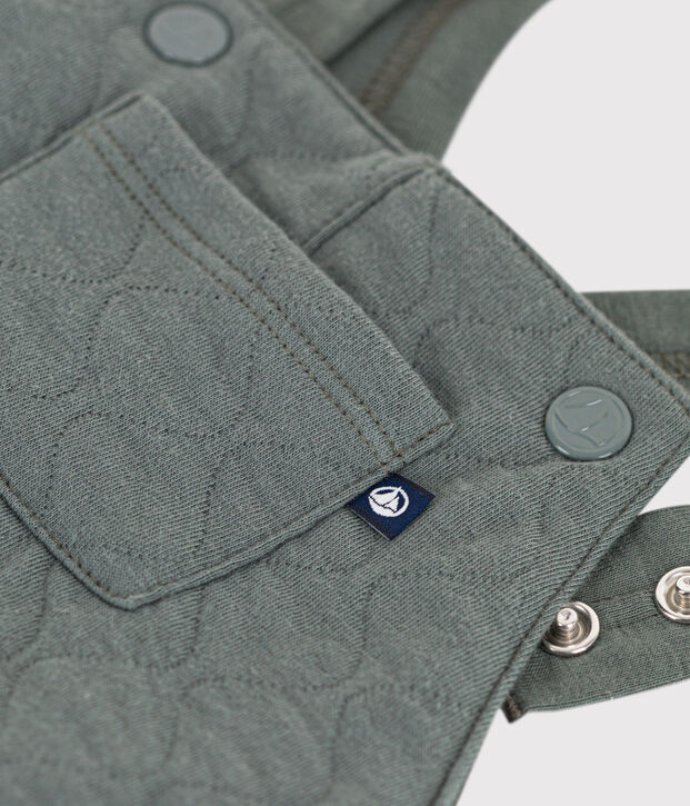 Lange Baby-Latzhose aus gestepptem Doppeljersey THUYA