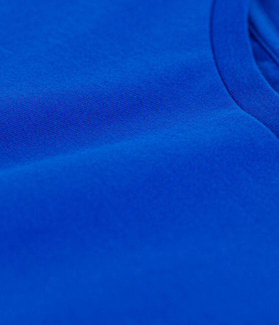 Damen-T-Shirt LE BOXY aus Baumwolle blau PERSE