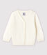 Baby-Cardigan aus Baumwolljersey-Strick mit Leinenanteil Jungen