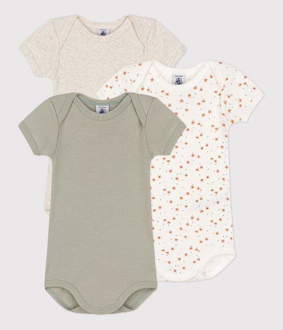 3er-Set kurzärmeligen Baby-Bodys aus Baumwolle variante 1