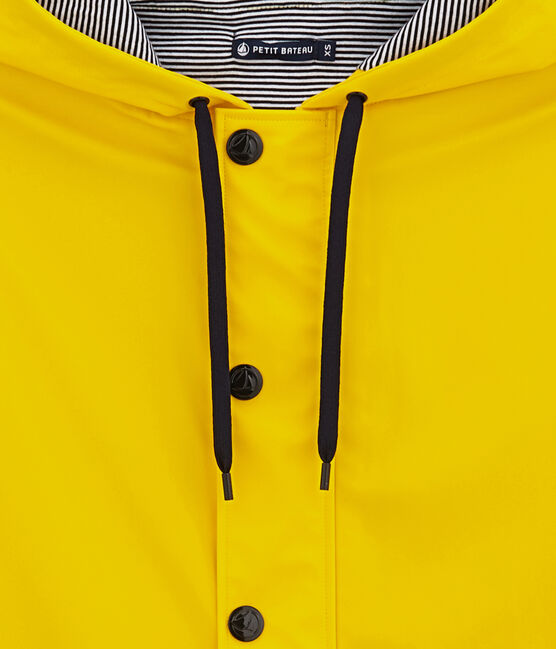 Klassische Damen-/Herren-Regenjacke gelb JAUNE