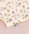 Nachthemd aus aufgerautem Jersey mit Blumenmuster für Kinder rosa SALINE/weiss MULTICO