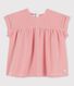 Kurzärmelige Baby-Bluse aus Bio-Baumwolle