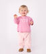 Baby-Sweatshirt aus Baumwolle mit Petit Bateau Vintage-Motiv