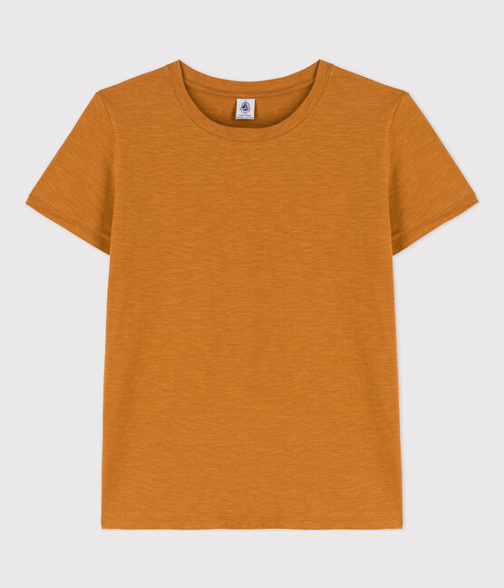 T-Shirt LE DROIT aus Baumwolle mit Rundhalsausschnitt braun TOAST