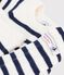Baby-Set aus Strick mit Streifen blau/blau