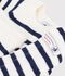 Baby-Set aus Strick mit Streifen blau/blau