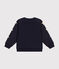 Kinder-Sweatshirt aus warmem Molton für Jungen blau SMOKING