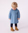 Baby-Kleid aus einfarbiger Wolle und Baumwolle ADRIATIC