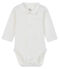 Langärmliger Babybody für Jungen weiss MARSHMALLOW