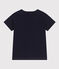 Kinder-T-Shirt aus Jersey für Jungen blau SMOKING/weiss MULTICO