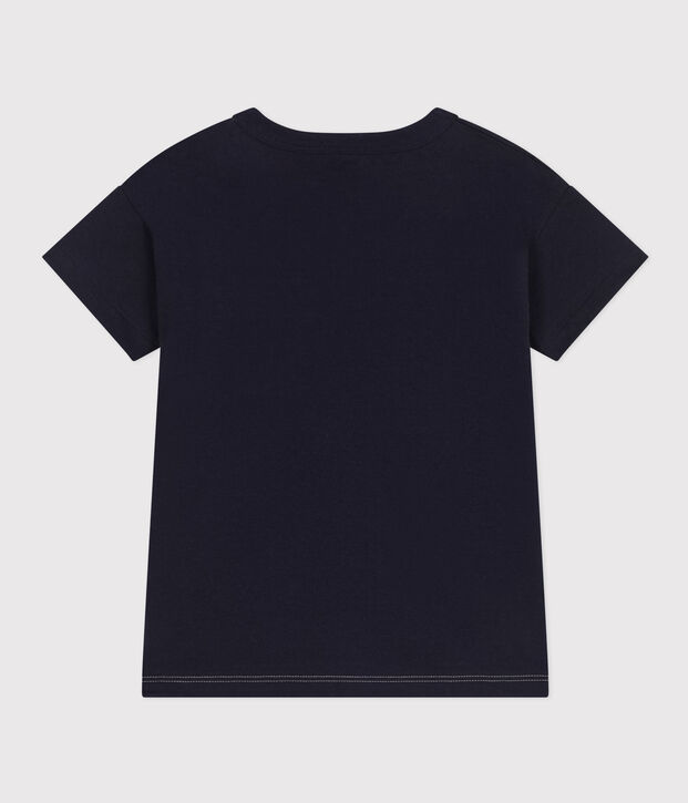 Kinder-T-Shirt aus Jersey f&uuml;r Jungen blau/vielfarbig
