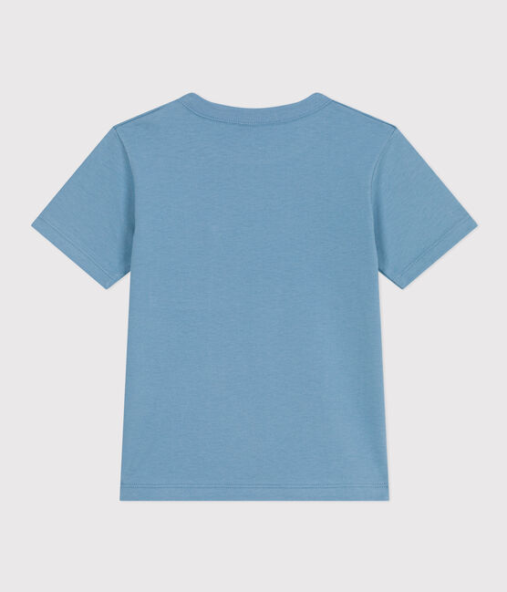 Kurzärmeliges T-Shirt für Kinder/Jungen blau AZUL