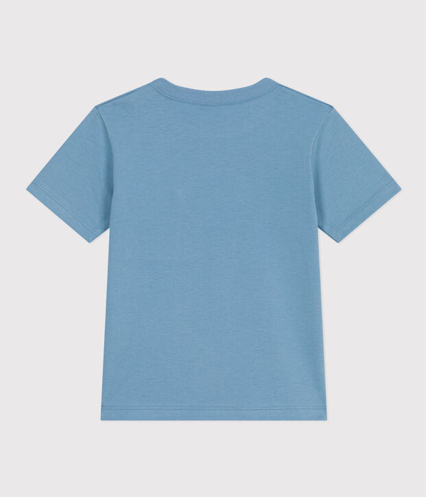 Kurz&auml;rmeliges T-Shirt f&uuml;r Kinder/Jungen blau