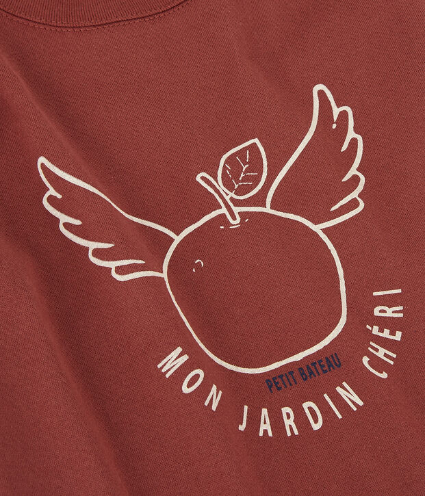 Kurz&auml;rmeliges T-Shirt aus Baumwolle f&uuml;r Jungen braun