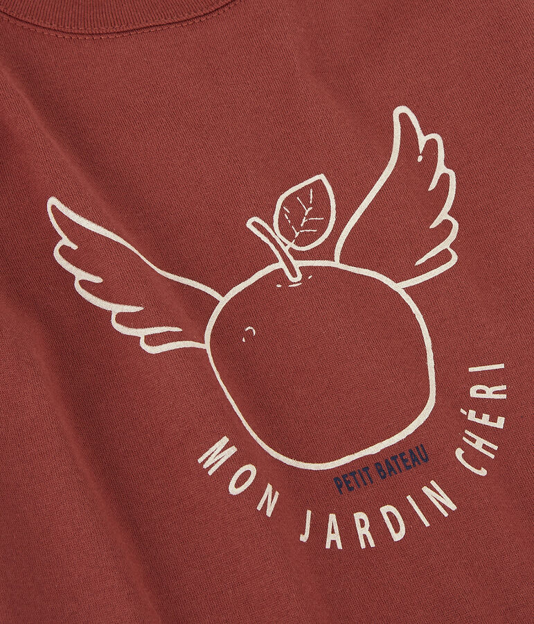 Kurz&auml;rmeliges T-Shirt aus Baumwolle f&uuml;r Jungen braun