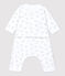 Zweiteiliges Baby-Set aus Bio-Baumwolle mit Murmeltier-Muster weiss MARSHMALLOW/grau GRIS
