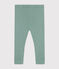 Baby-Leggings aus Baumwolle grün PAUL