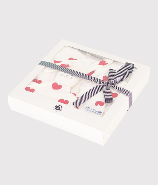 Geschenkset zur Geburt mit Herzmotiv variante 1