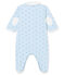 Baby Jungen Strampler aus gedoppeltem Jersey mit Print blau FRAICHEUR/weiss MULTICO