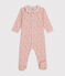 Geblümter Baby-Pyjama aus Baumwolle  rosa SALINE/weiss MULTICO