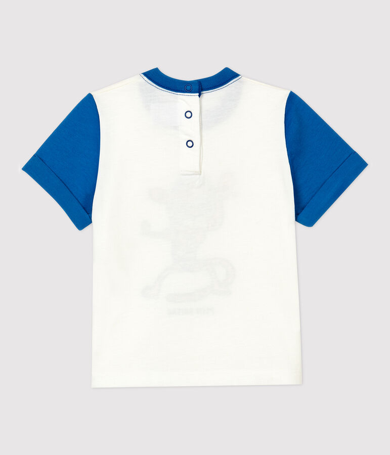 Baby-T-Shirt aus Baumwolle. weiss MARSHMALLOW